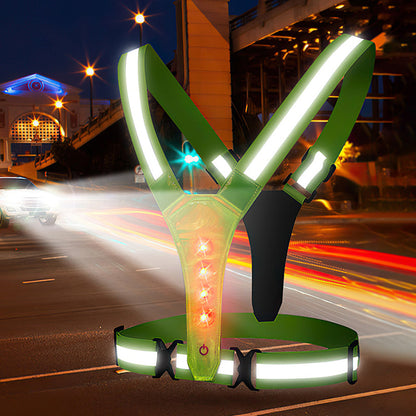 Reflektierende Weste für den Nachtlauf