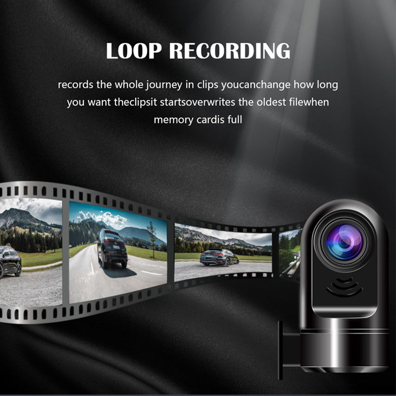 1080P HD Mini ADAS Dashcam mit 360° Drehfunktion