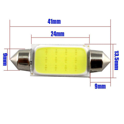 Vivolux | 10 Stück Auto-Innenraum-Dome-Lampen COB 1.5W DC12V LED-Lampenplatte