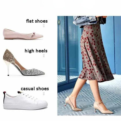 Vivolux Rutschfestes Fersenpolster- selbstklebende Schuheinlagen