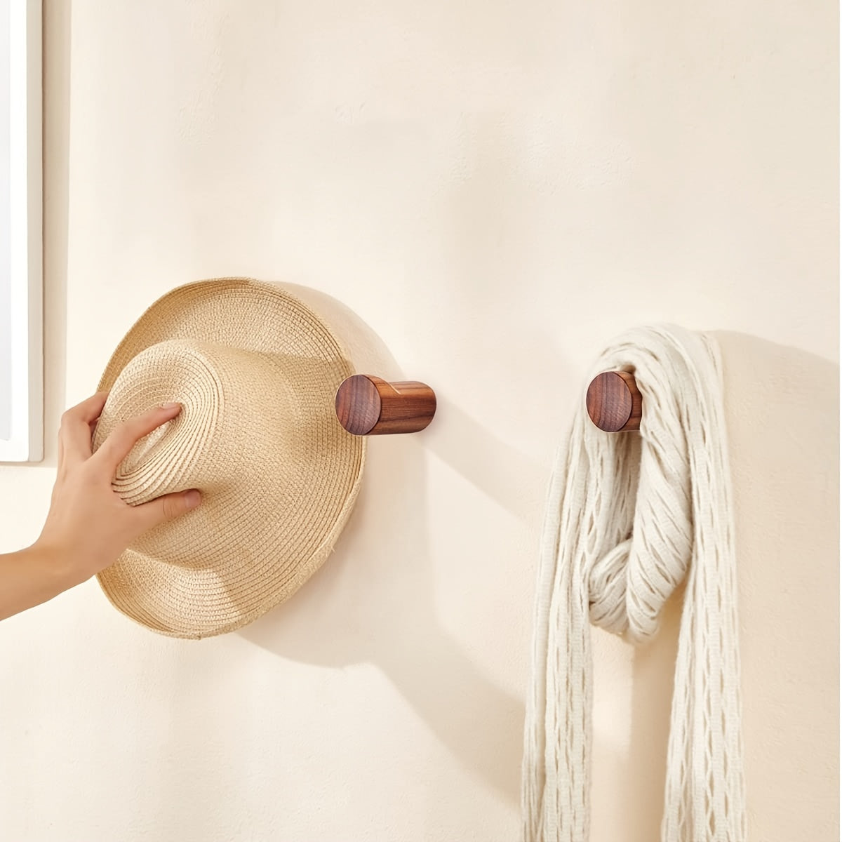 Vivolux | Walnuss Holz Wandhaken