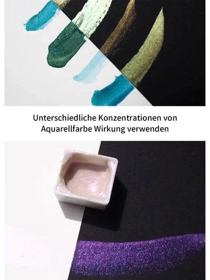 20 Farben Aquarell Malkasten