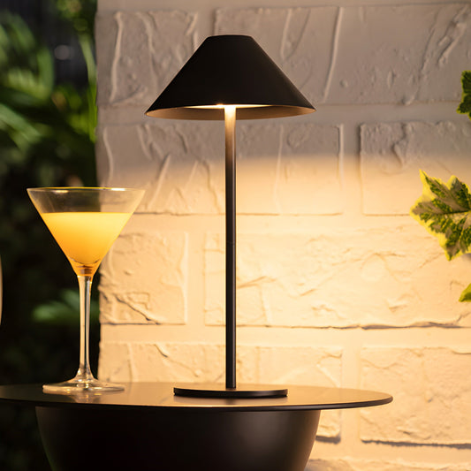 Vivolux | Minimalistische dimmbare Touch-Tischlampe - wasserdichtes und wiederaufladbares Licht Farbe