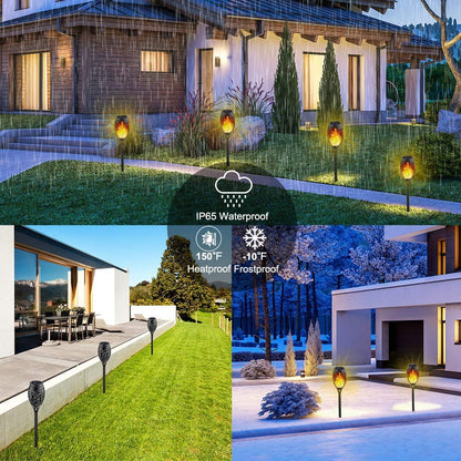 Vivolux | 8-Pack: Solar Fackellicht mit flackernder Flamme