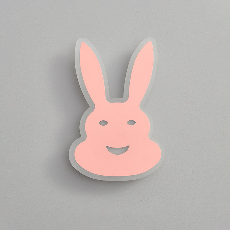 Vivolux | Macaroon Konijn/Vish Wall Lamp Iron Kinderkamer LED Wandlamp Verlichtingsarmatuur in Wit/Roze/Blauw