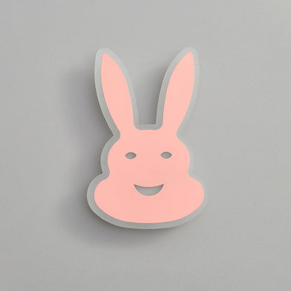 Vivolux | Macaroon Konijn/Vish Wall Lamp Iron Kinderkamer LED Wandlamp Verlichtingsarmatuur in Wit/Roze/Blauw