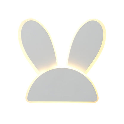 Vivolux | Rabbit Wandlamp Lichtarmatuur Kids Ijzer Zwart/Wit LED Wandverlichting voor Woonkamer