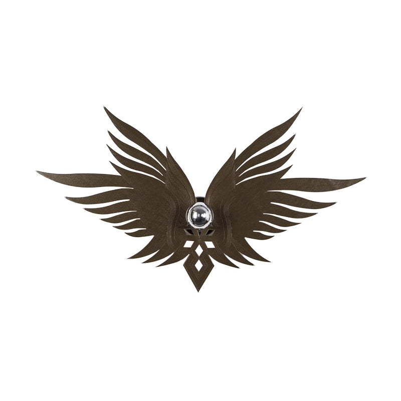 Vivolux | Houten Gegraveerde Adelaars Wandlamp Nordic Enkel Beige/Goud/Koffie Wandlamp Verlichting voor Zitkamer