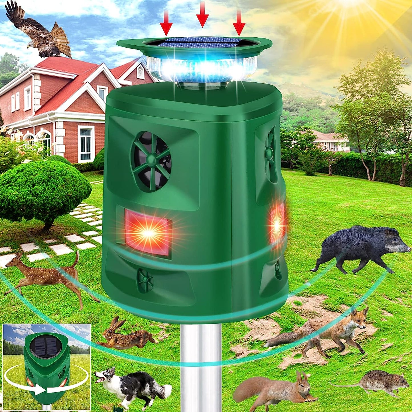 Vivolux | Solar-Ultraschall-Repeller