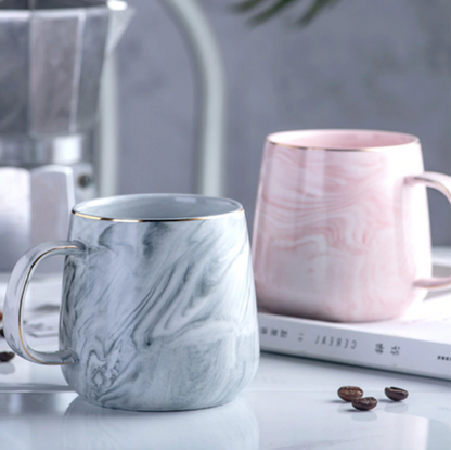 Vivolux | Marmor-Gold-Intarsien-Tasse