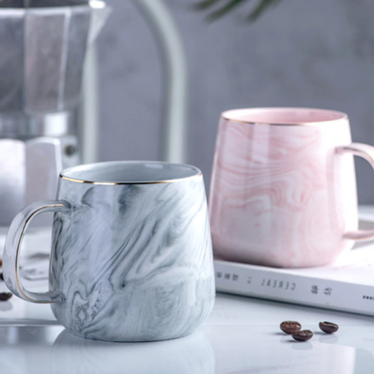 Vivolux | Marmor-Gold-Intarsien-Tasse