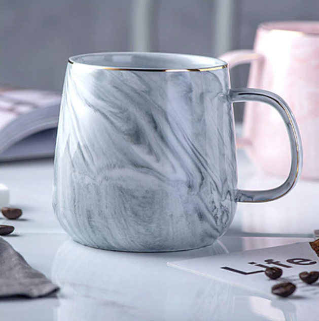 Vivolux | Marmor-Gold-Intarsien-Tasse