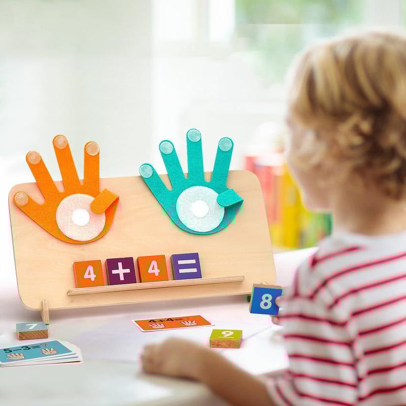 Vivolux | 1 Set Fingerzählen-Mathematik Montessori-Spielzeuge