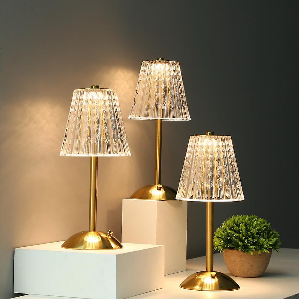 Vivolux | – Goldkristall-Tischlampe