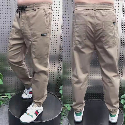 Skinny-Cargohose mit hohem Stretchanteil und mehreren Taschen für Herren