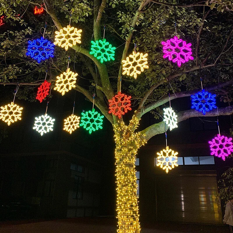 Vivolux | Wasserdichtes LED Schneeflockenlicht für festliche Winterdekoration