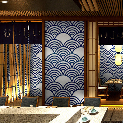 Vivolux | Japanisches Restaurant Tapete Ukiyoe Malerei Welle, 31-Fuß x 20,5-Zoll, Nicht-beklebt