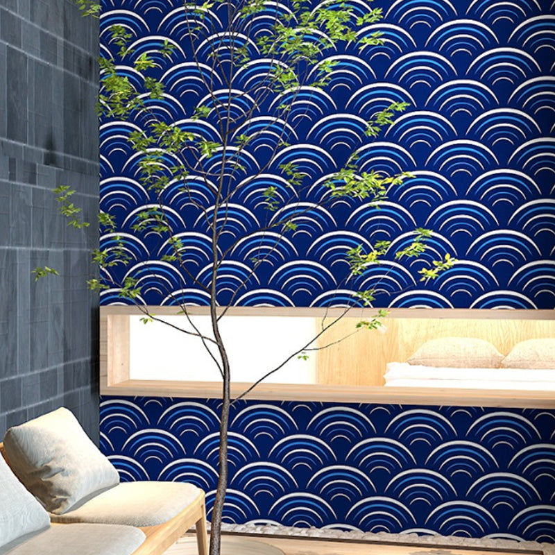Vivolux | Japanisches Restaurant Tapete Ukiyoe Malerei Welle, 31-Fuß x 20,5-Zoll, Nicht-beklebt