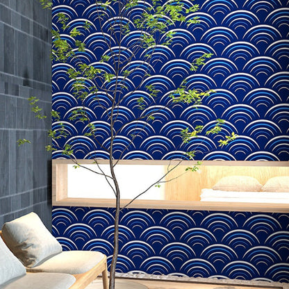 Vivolux | Japanisches Restaurant Tapete Ukiyoe Malerei Welle, 31-Fuß x 20,5-Zoll, Nicht-beklebt