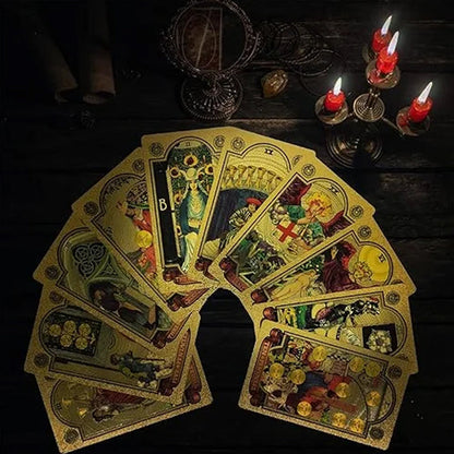 Entdecken Sie die mystische Welt des Tarot Gold Foil Tarot