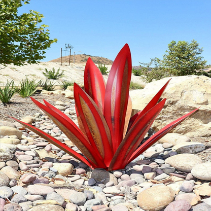 Vivolux | Wasserdichte Solar-Garten-Agavenlampe als Dekoration