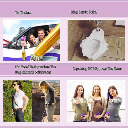 Wiederverwendbares, hockfreies Urinal für Frauen