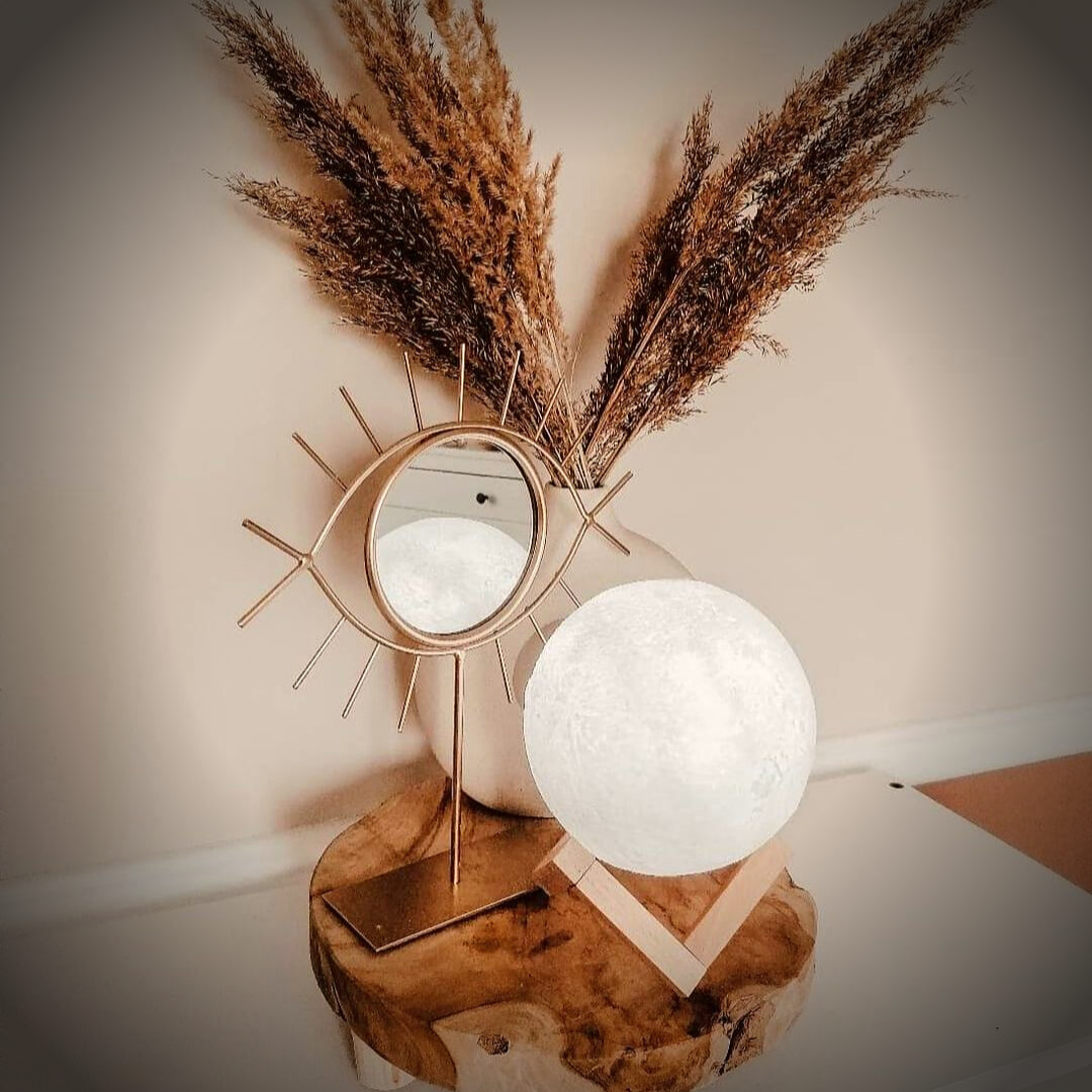Mondlampe - Lunar - Aufladbar - Touch Steuerung