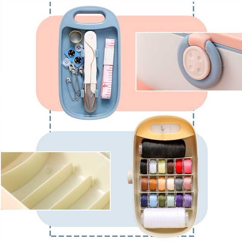 Vivolux-in-One-Nähkästchen mit Knopf und Fingerhut