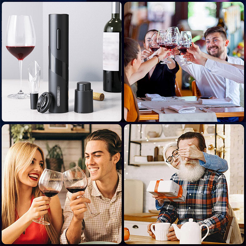 Vivolux | Elektrischer Korkenzieher-Set