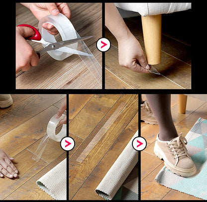 Vivolux | Wiederverwendbares doppelseitiges, spurloses Klebeband