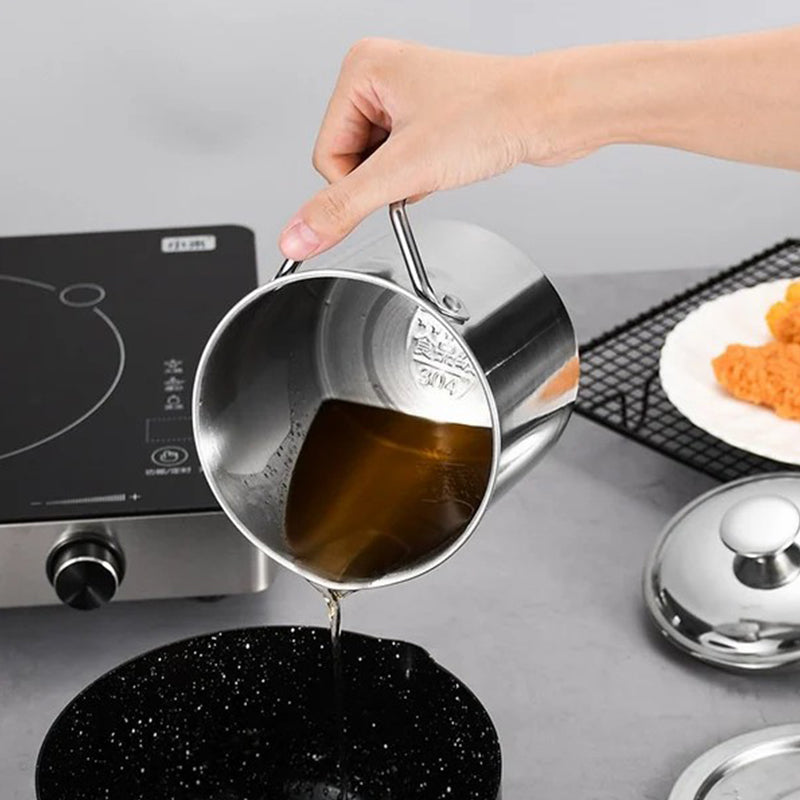 Vivolux | Edelstahl Filter Ölkännchen