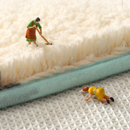 Vivolux | Feblilac Get Naked Weiße Boden Badezimmermatte, 50x80cm Badezimmerteppich, Plüsch wasserabsorbierend, rutschfeste Toilettamatte, Kunst Badezimmermatten, Beste Badteppiche