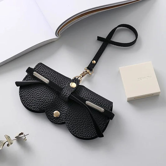 Vivolux | Weiche Leder-Sonnenbrillen-Tasche