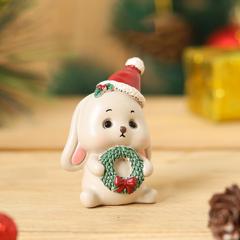 Vivolux | Handgefertigte Tier-Weihnachtsmann-Ornamente