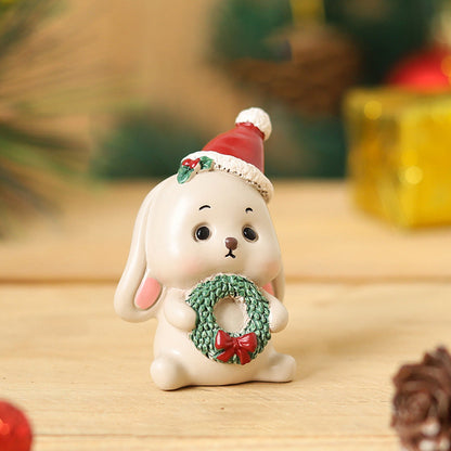 Vivolux | Handgefertigte Tier-Weihnachtsmann-Ornamente