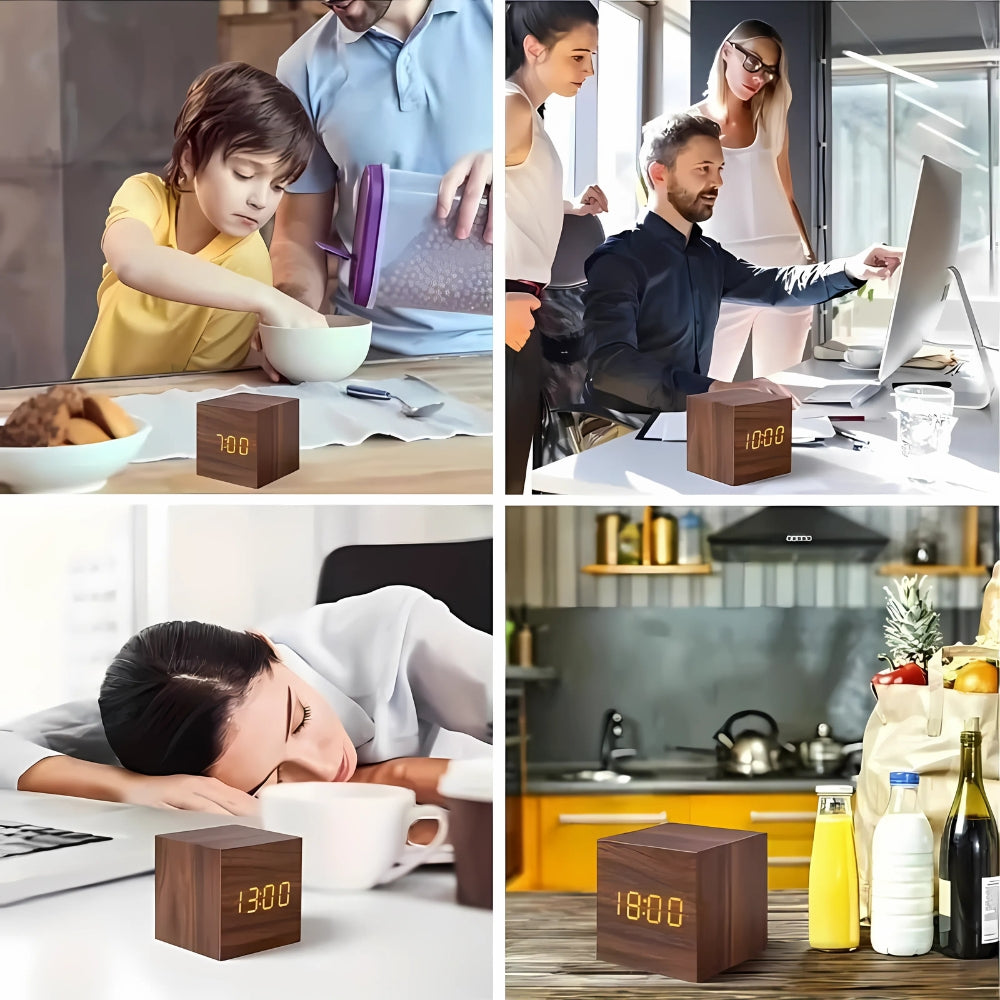 Vivolux | Moderner Cube LED Wecker