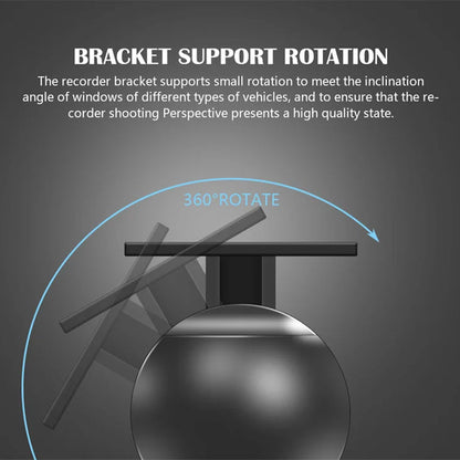 1080P HD Mini ADAS Dashcam mit 360° Drehfunktion