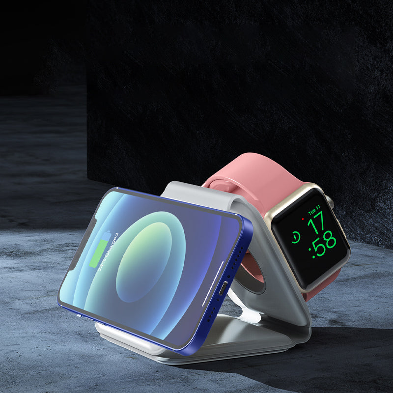 Vivolux | Faltbare 3-in-1 kabellose Ladestation