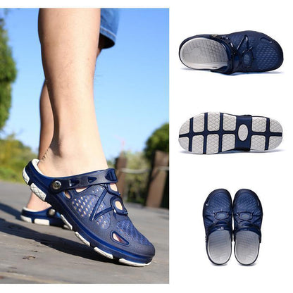 Vivolux | Herren Strandsandalen Atmungsaktiv Mesh Strand Pantoffel