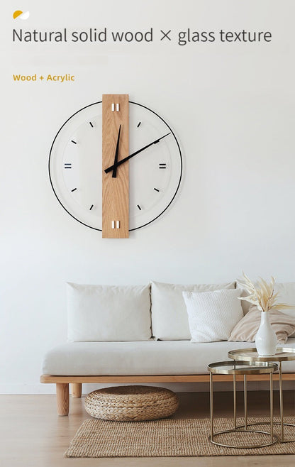 Vivolux | Massivholz Nordic Wanddekorationsuhr 40cm