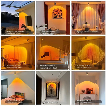 Vivolux | Light - Moderne Sonnenuntergangs-LED-Wandleuchte