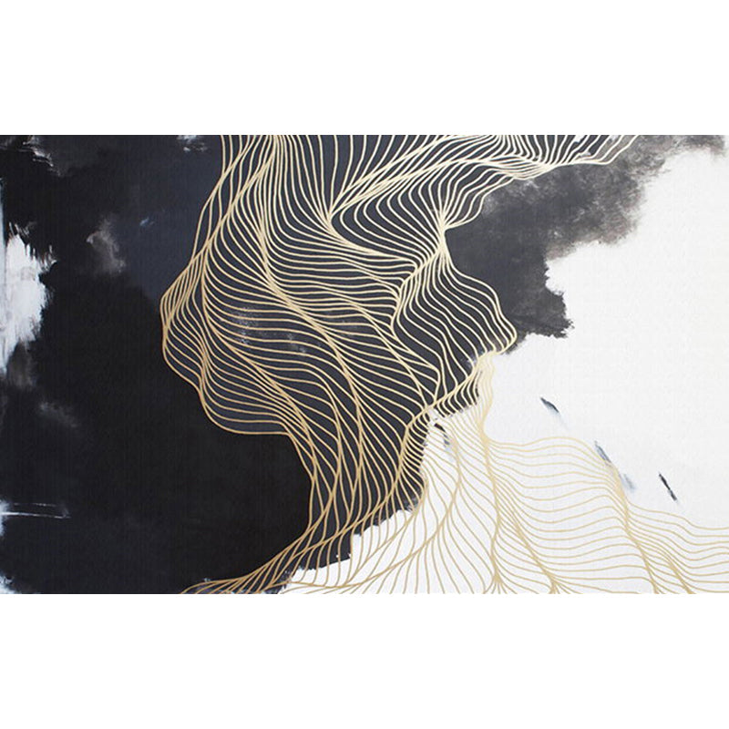 Vivolux | Grote unieke muurschilderingen voor accentmuur Klassieke Chinese zon en berg en trellis, aangepaste maat beschikbaar