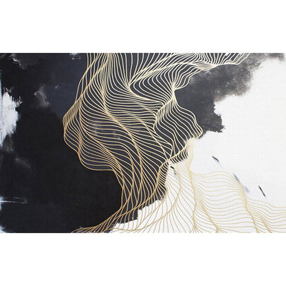 Vivolux | Grote unieke muurschilderingen voor accentmuur Klassieke Chinese zon en berg en trellis, aangepaste maat beschikbaar