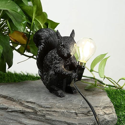 Vivolux | SquirrelBright Nordische Eichhörnchen Tischlampe | Designer-Deko | LED Stimmungslicht | Perfekt für Zuhause