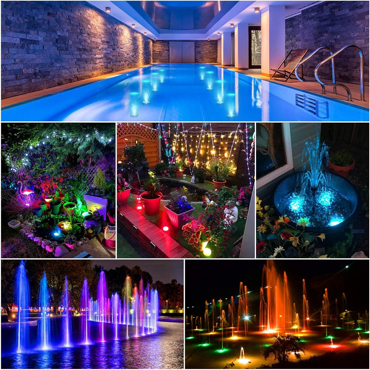 Vivolux | Unterwasser-Poolbeleuchtung mit 10 LEDs