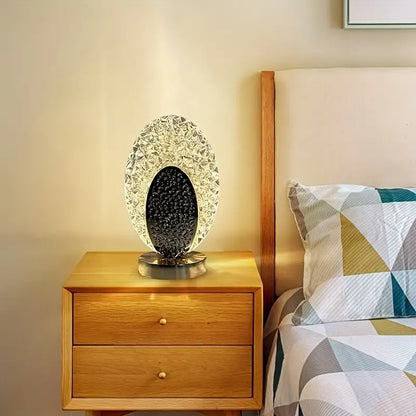Vivolux | Moderne & Luxus Pfau Tischlampe - CrystalGlow