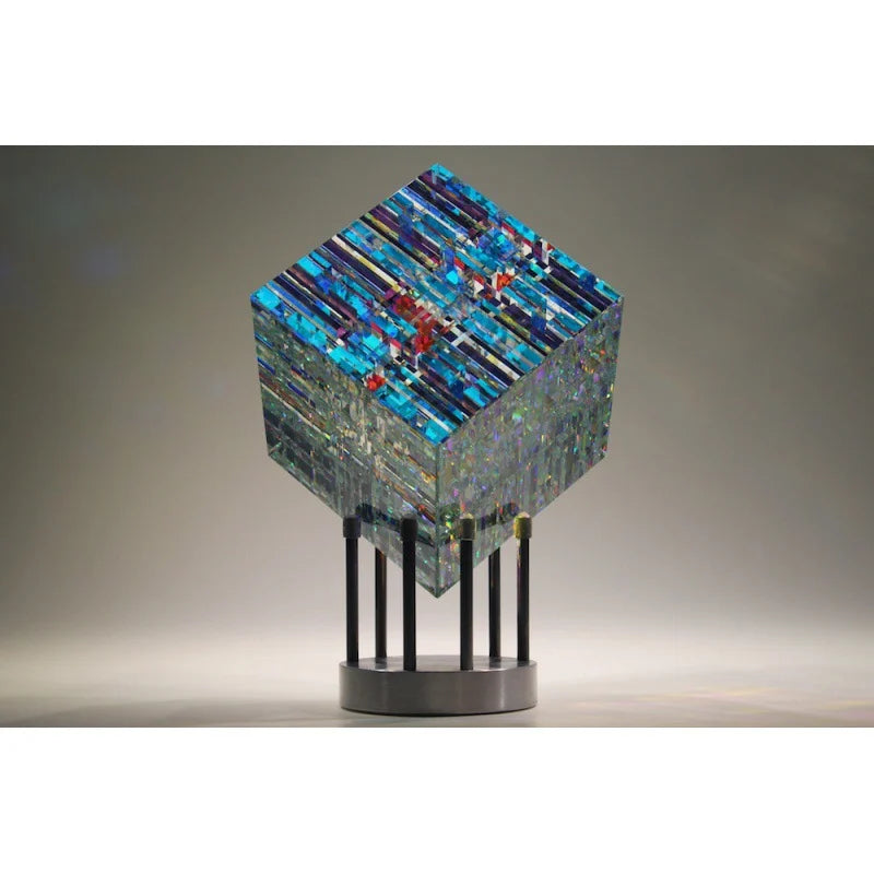 Vivolux | Kunstwerk - ChromaticCube - Regenbogen Lichtbrechung - Bezaubernd Modern Dekor
