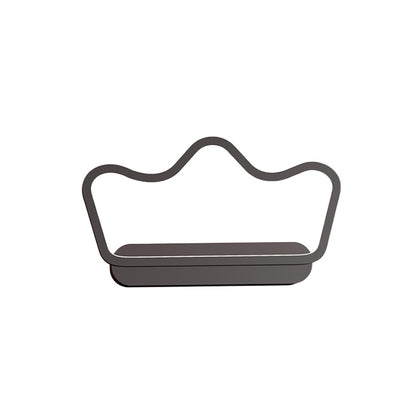 Vivolux | Iron Bear/Crown Frame Wandlamp Nordic Style LED Wandarmatuur in Zwart/Goud voor Kinderbedzijde