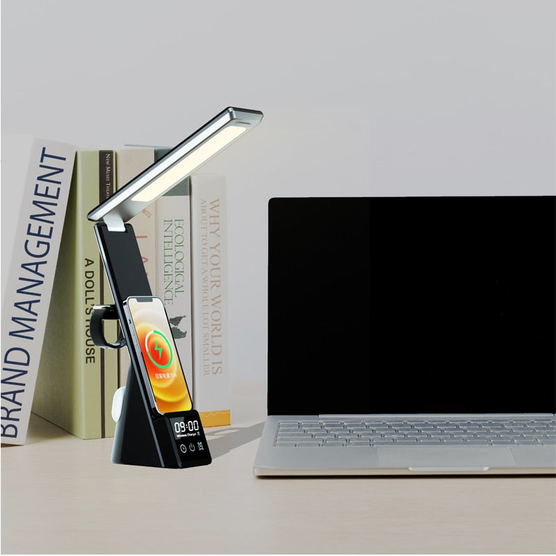Vivolux | Schreibtischlampe mit kabellosem Ladegerät