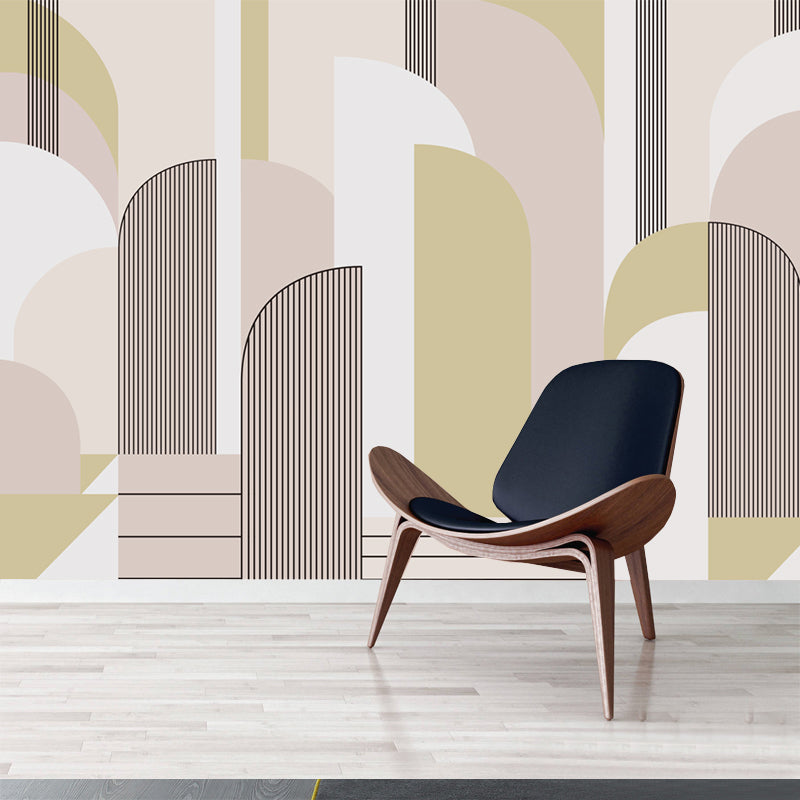 Vivolux | Illustratie Geometrieën Wandtapijt Decal Extra Groot Wandkunst voor Woonkamer, Op Maat Gemaakt